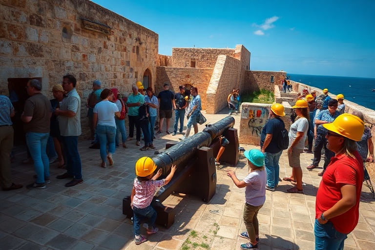 Malta Open day at Fort Bengħajsa ahead of restoration works