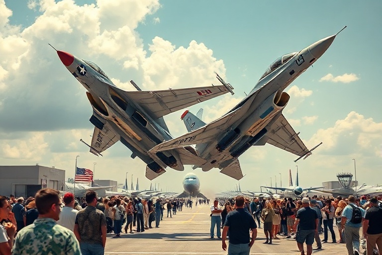 Malta US Air Show in Malta: Fighter Jets Collide