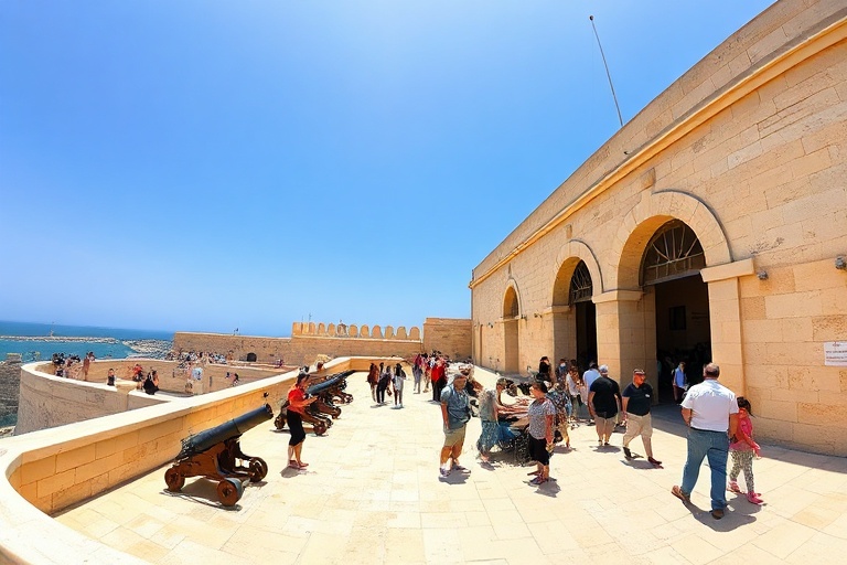 Malta Explore Fort Bengħajsa Before Restoration