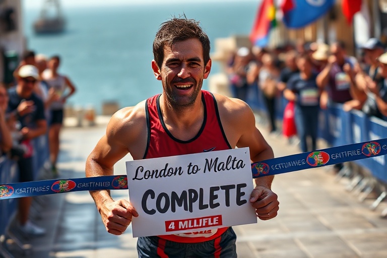 Malta Malta’s Zach Vella Completes Epic Run for Homeless