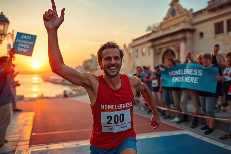 Malta Malta’s Zach Vella Completes Epic London-Malta Run for Homeless