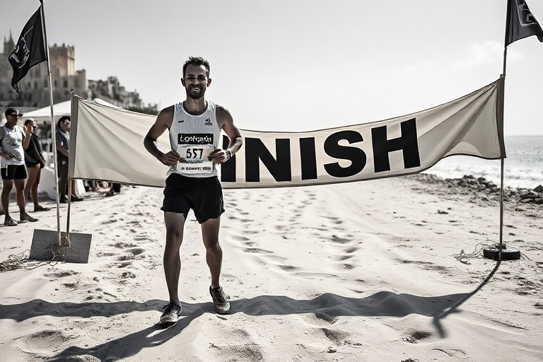 Malta Zach Vella Completes London-Malta Run for Homeless