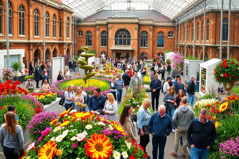 Malta Chelsea Flower Show Blooms in Valletta
