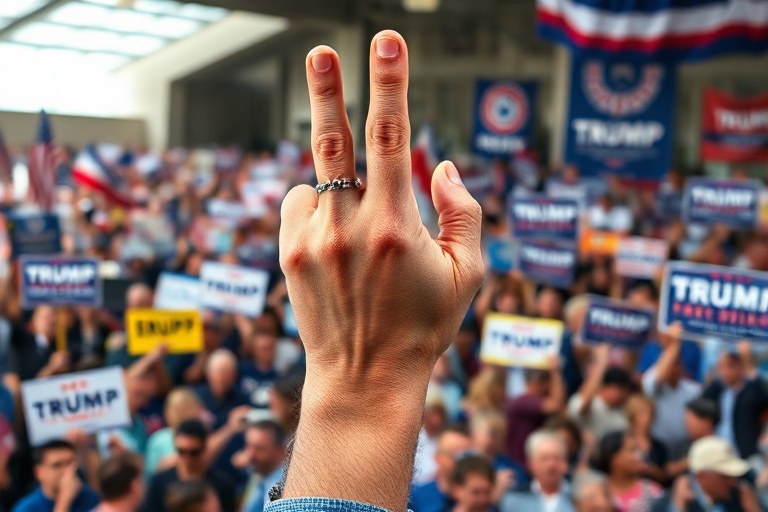 Malta Middle Finger Salute Stuns Malta Election Campaign