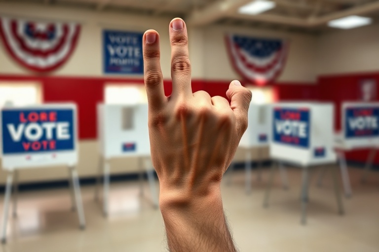 Malta Election Desk Drama: The Middle Finger Incident