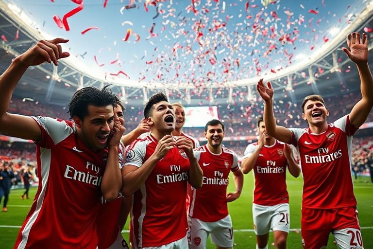 Malta Arsenal Fans in Malta Celebrate Premier League Title