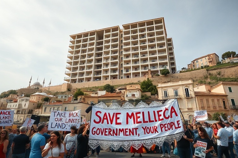 Malta Mellieħa’s Bay Street Battle: Residents Clash with Developer