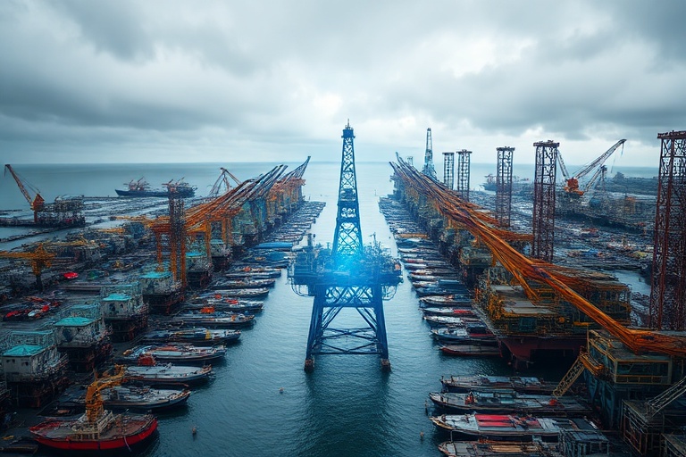Malta LabourBot’s Fishy Visuals: Oil Rigs and Harbour Dreams