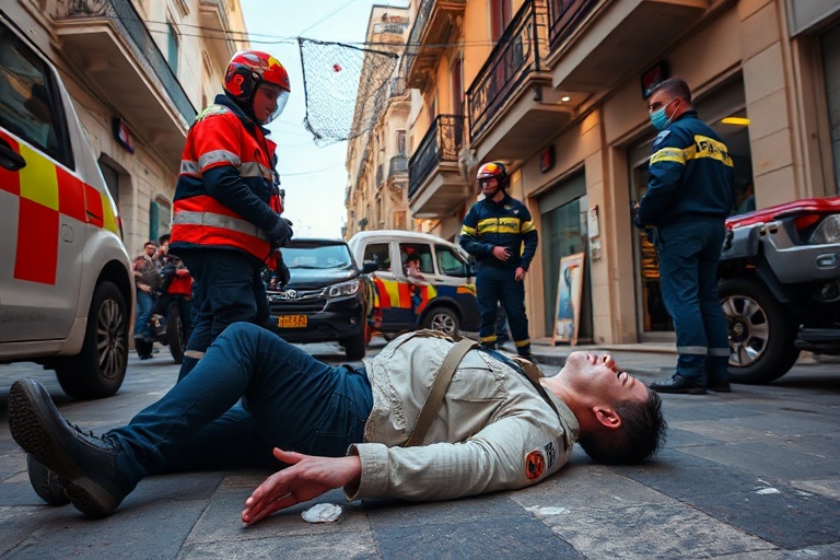 Malta Gżira Balcony Fall: Man in Critical Condition