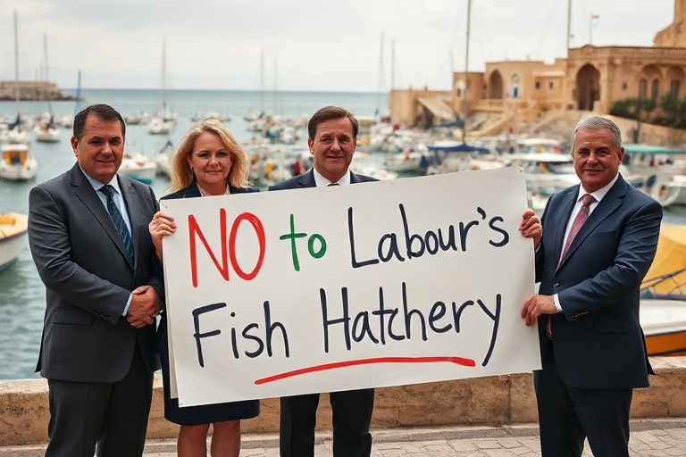 Malta Marsaxlokk Clashes with Labour over Fish Hatchery Plan