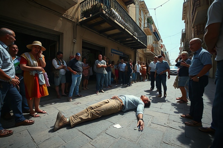 Malta Gżira Balcony Fall: Man Hospitalised in Narrow Escape