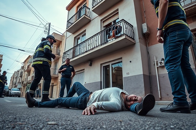 Malta Gżira Balcony Fall: Man Critical, Community Calls for Safety Measures