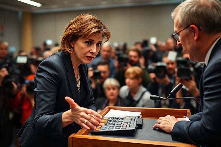 Malta ‘Where’s your calculator?’ Delia challenges Finance Minister on government costs