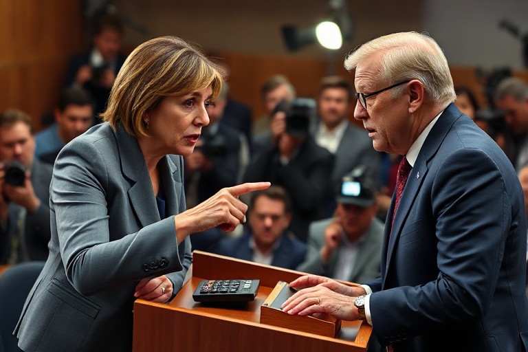 Malta Delia Challenges Finance Minister: ‘Where’s Your Calculator?’