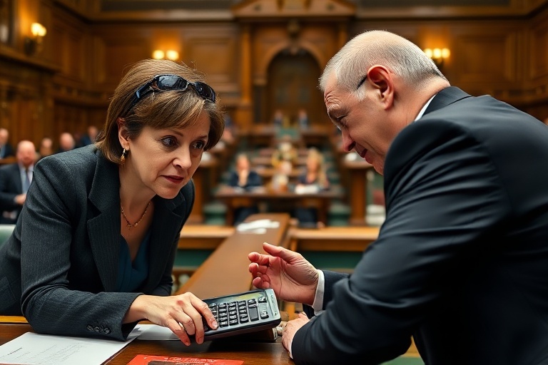 Malta Delia Challenges Finance Minister: ‘Where’s Your Calculator?’