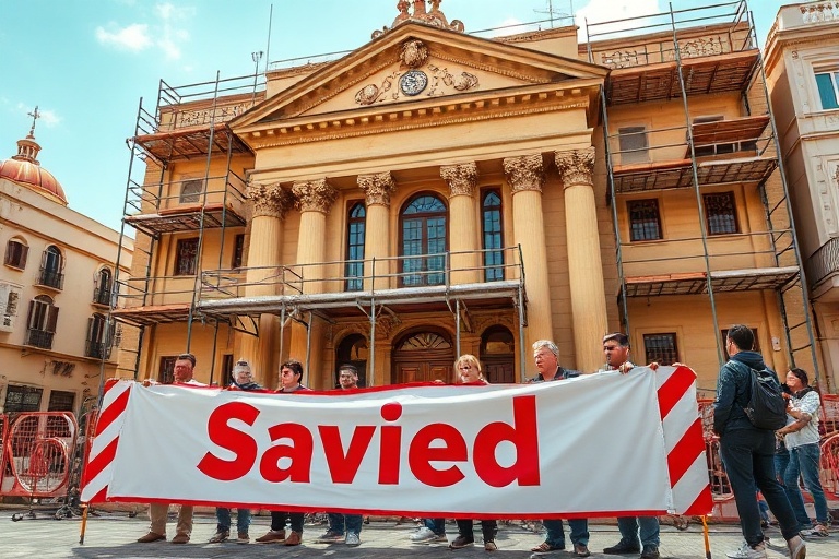 Malta Żabbar Saves Hompesch Theatre from Development