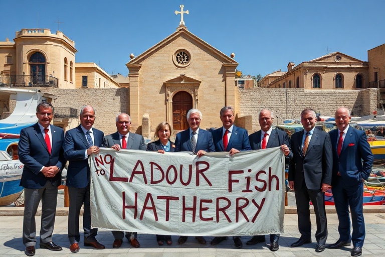 Malta Marsaxlokk Clashes with Labour Over Fish Hatchery Plans