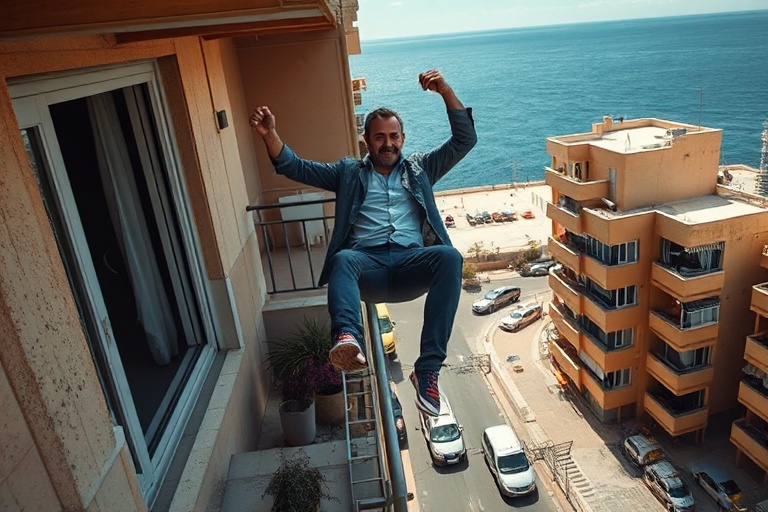 Malta Gżira Man Hospitalised After Three-Storey Balcony Fall