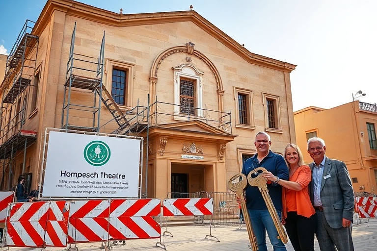 Malta Żabbar Council Rescues Hompesch Theatre from Demolition