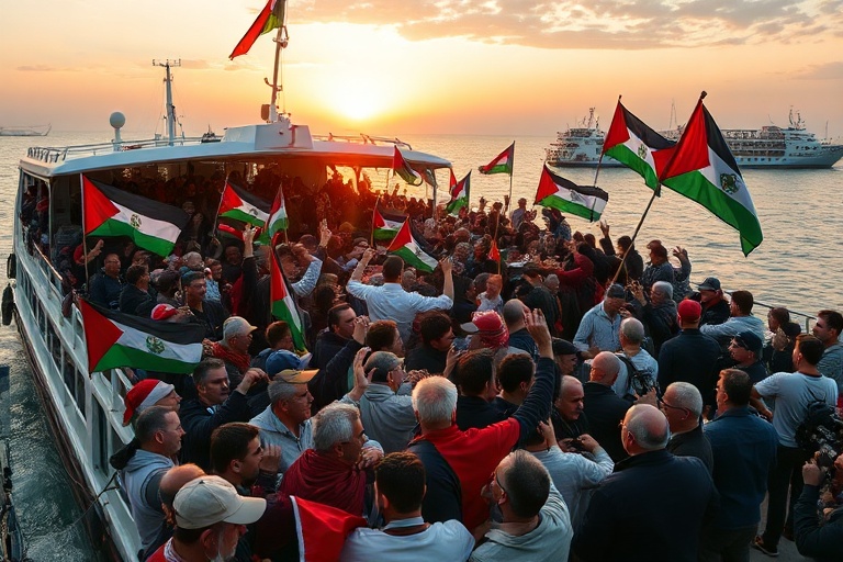 Malta Gaza Flotilla Activists Arrive in Turkey