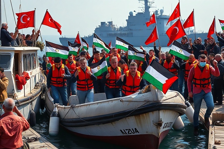 Malta Maltese Activist Among Gaza Flotilla Deportees in Turkey