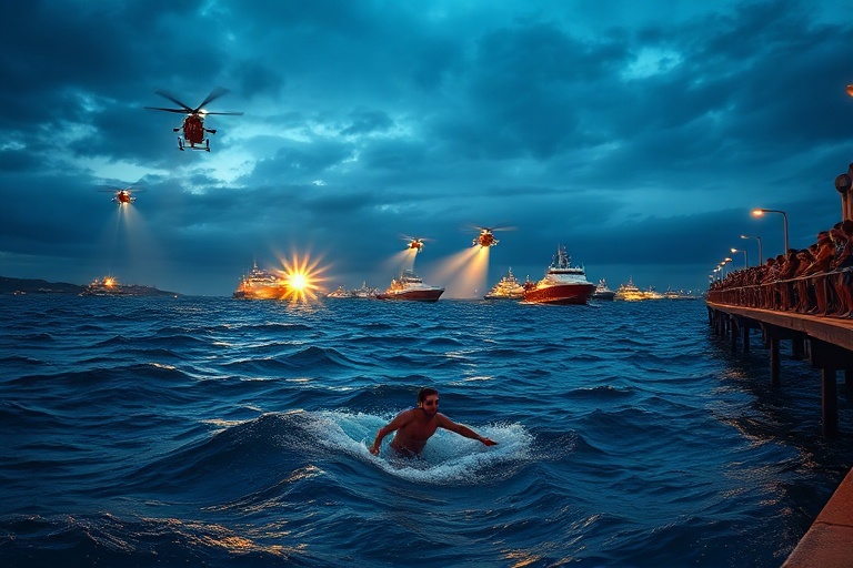 Malta Sliema Swimmer in Distress: Rescue Operation Underway