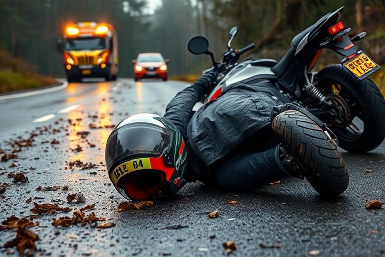 Malta Motorcyclist Hurt in Regional Road Crash
