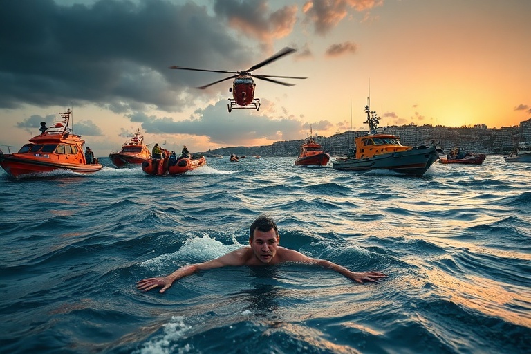 Malta Swimmer in Difficulty: Search Underway Off Sliema’s Coast