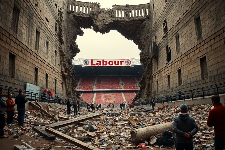 Malta Labour Dismantles Stadium Wall Without Permit