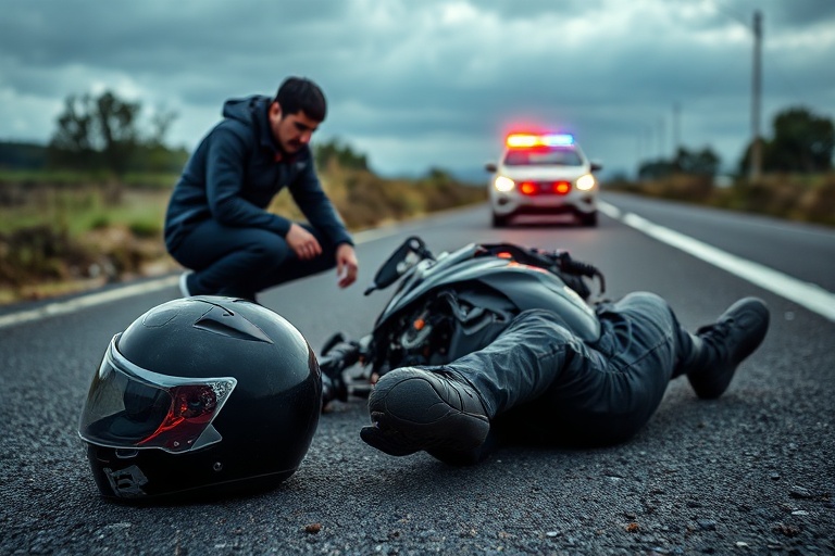 Malta Motorcyclist Injured in Regional Road Crash