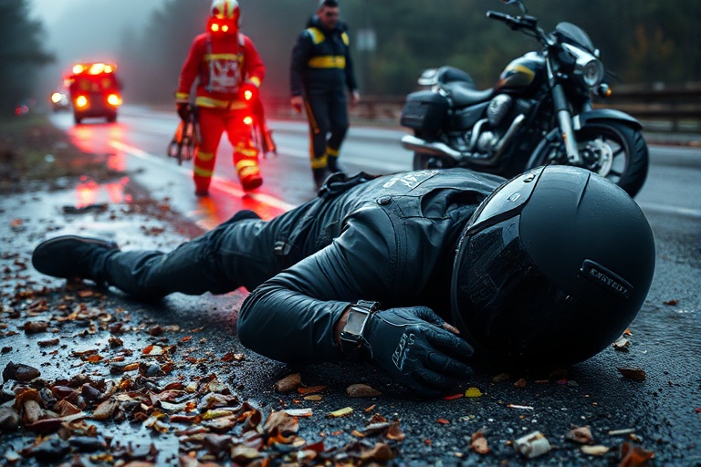 Malta Motorcyclist Hurt in Regional Road Collision