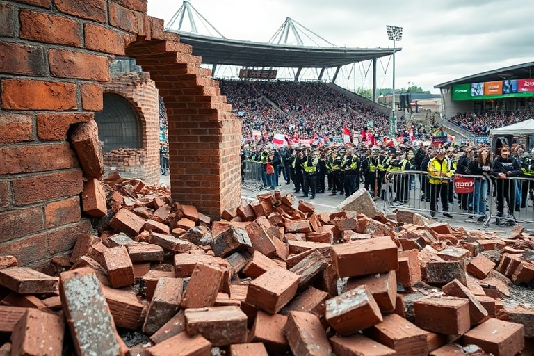 Malta Stadium Wall Demolished: PL’s Secret Operation