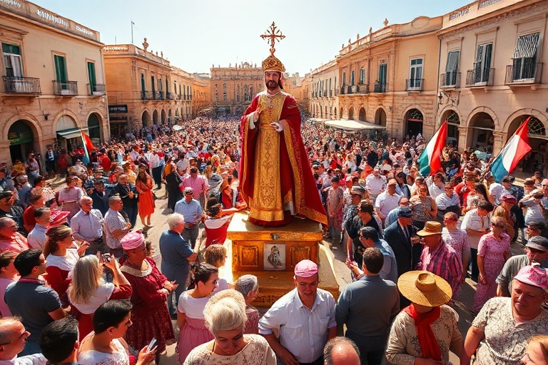 Malta Għajnsielem’s St Anthony Feast: A Fiery Procession and a Village United