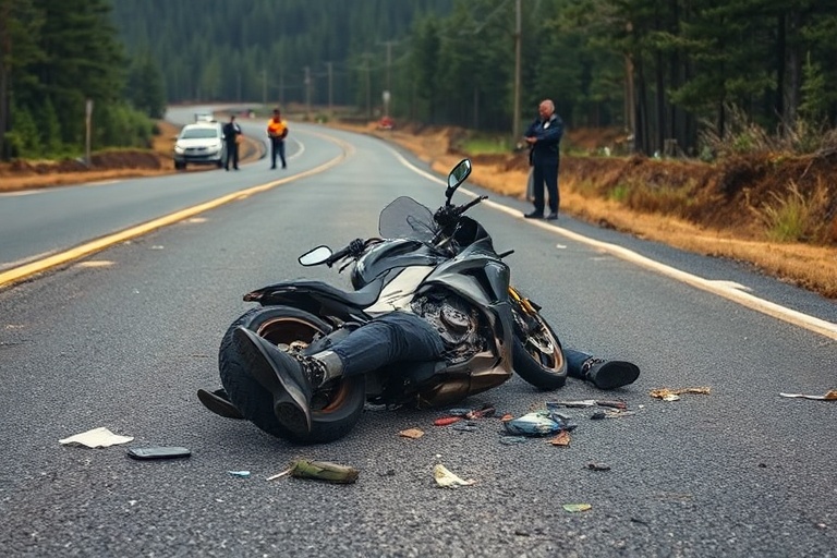 Malta Motorcyclist Hospitalized After Regional Road Crash