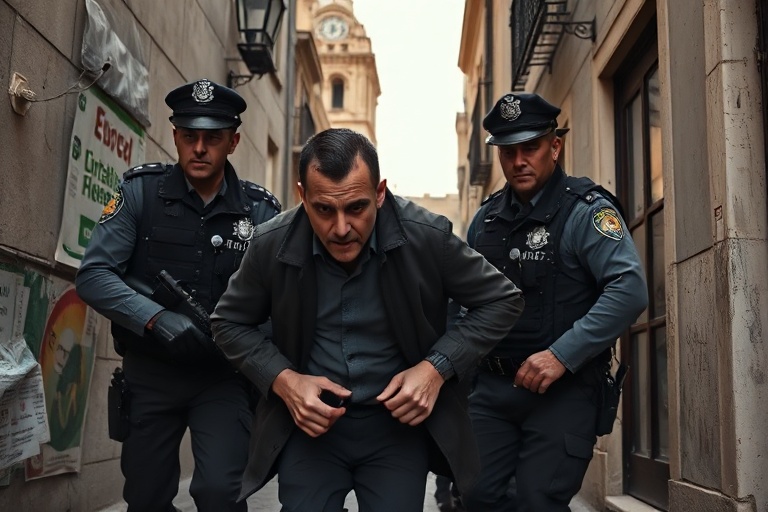 Malta Rape Suspect’s Bold Escape Bid Foiled in Valletta