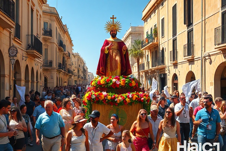 Malta Għajnsielem’s St Anthony Feast: A Red Sea of Tradition