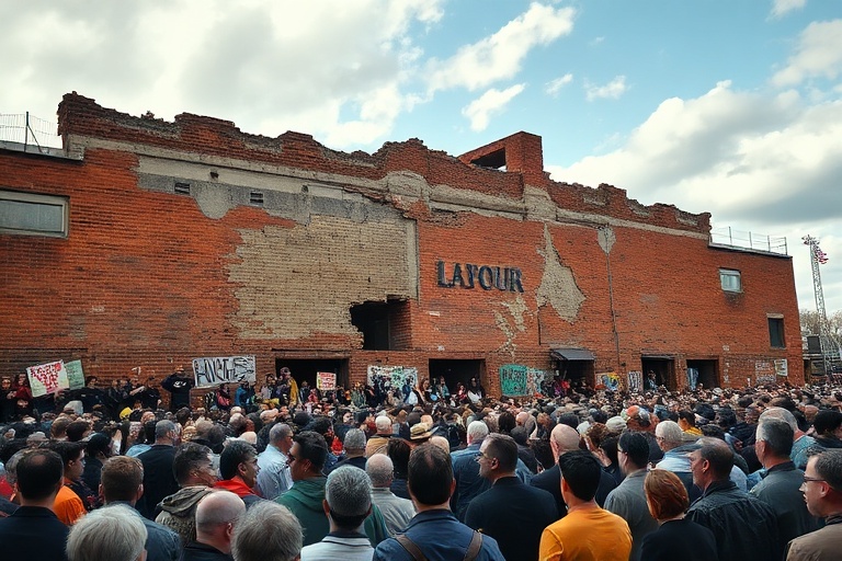 Malta Labour’s Stadium Surprise: Wall Demolished Ahead of Mass Meeting