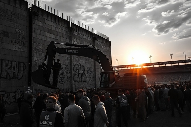 Malta Labour’s Stadium Wall Mystery: No Permit, No Answers