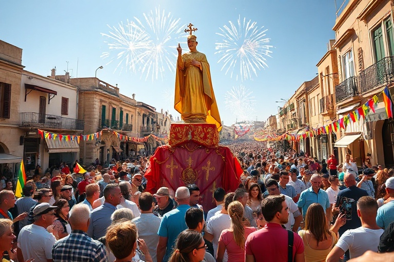 Malta Għajnsielem’s St Anthony Feast: Faith, Fireworks, and Community