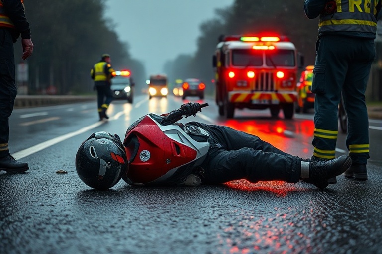 Malta Motorcyclist Hurt in Regional Road Collision