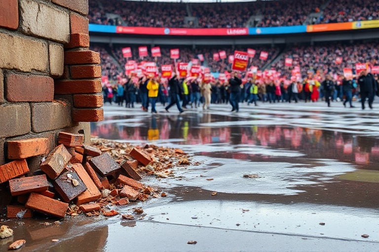 Malta Labour Dismantles Stadium Wall Without Permit