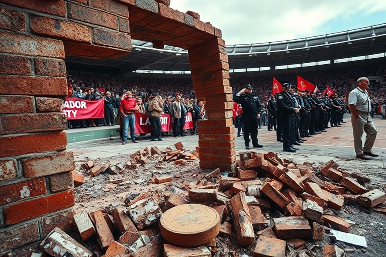 Malta Labour’s Stadium Wall Demolished Without Permit