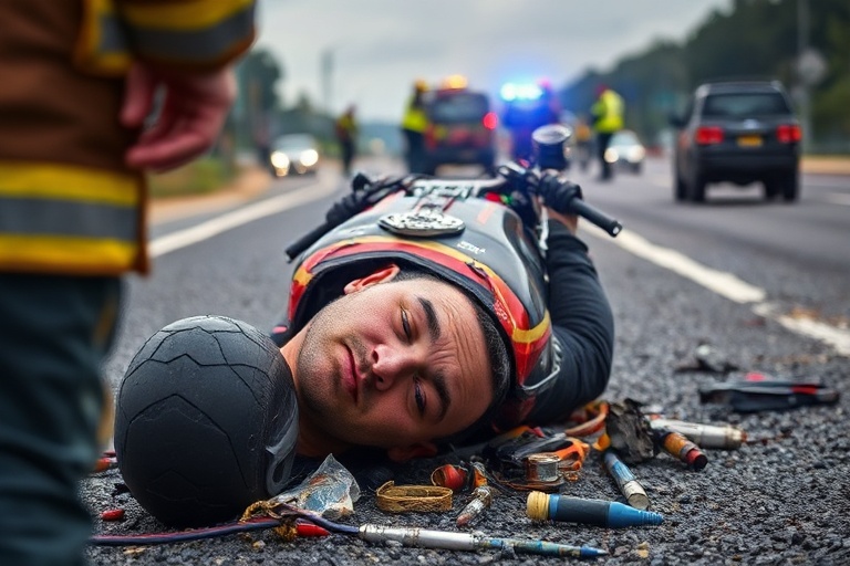 Malta Motorcyclist Injured in Regional Road Crash