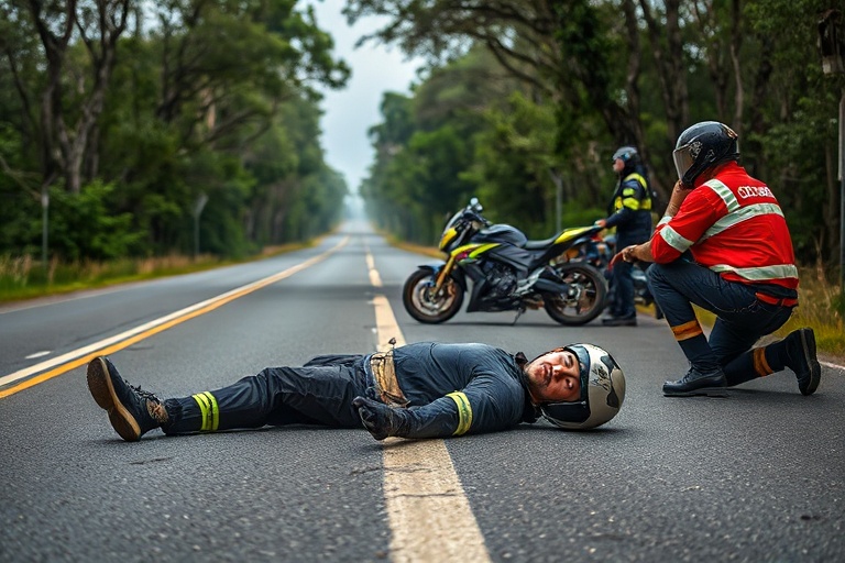 Malta Motorcyclist Hurt in Regional Road Crash