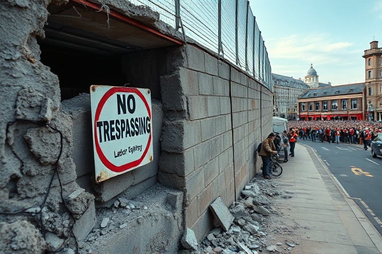 Malta Labour Dismantles Stadium Wall Without Permit