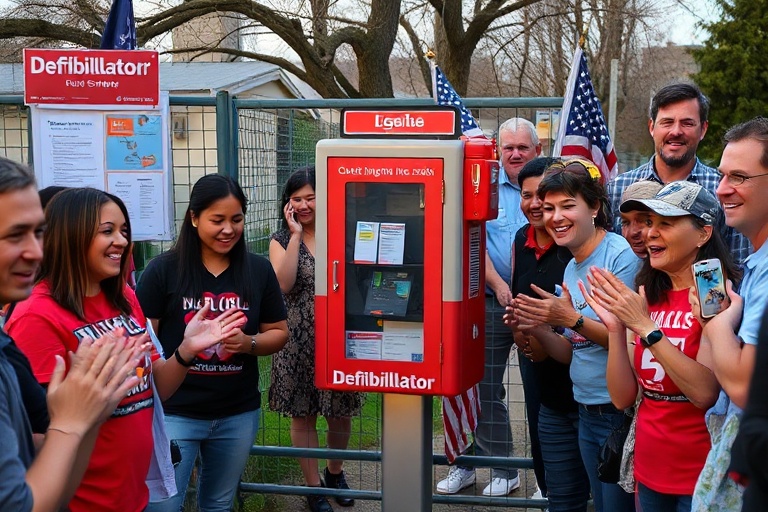 Malta Candidate Spends on Defibrillator, Not Flyers