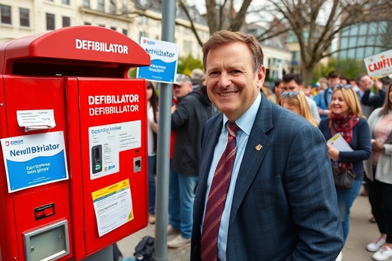 Malta Candidate’s Defibrillator Campaign Stirs Local Hearts