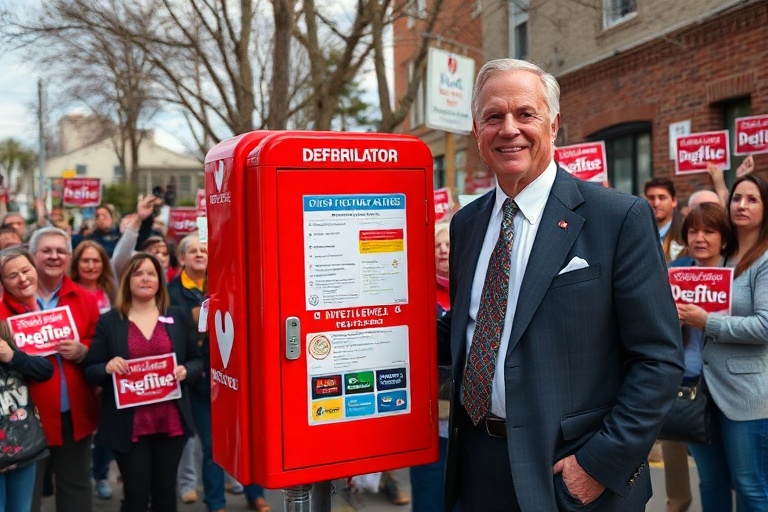 Malta Candidate’s Unconventional Campaign: Defibrillators Over Flyers