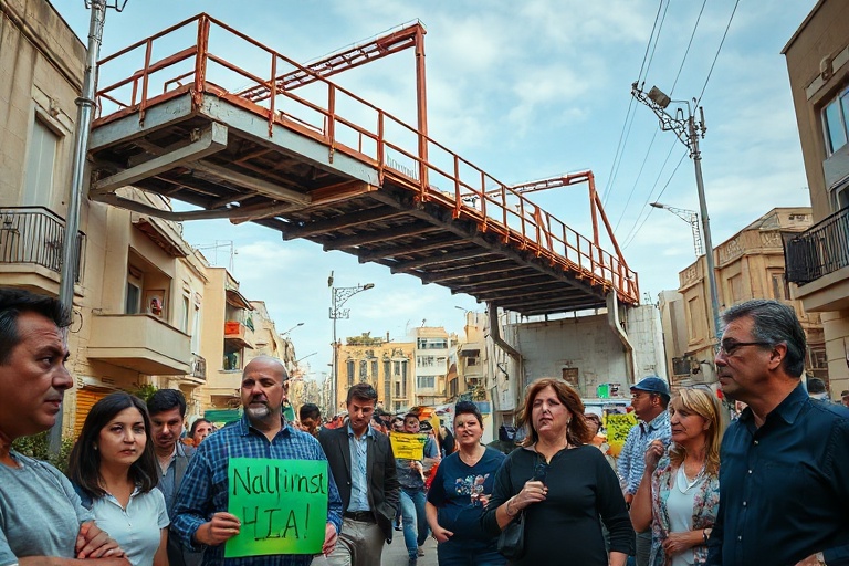 Malta Msida Residents Challenge Pedestrian Bridge Plans