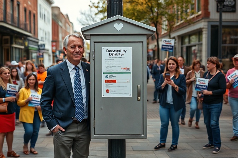 Malta Malta Candidate Spends Campaign Funds on Public Defibrillator